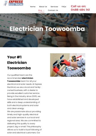 Electrician Toowoomba