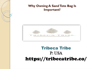 Why Owning A Sand Tote Bag Is Important?