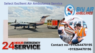 Get Air Ambulance from Agra to Delhi by Sky with Remarkable Medical Features
