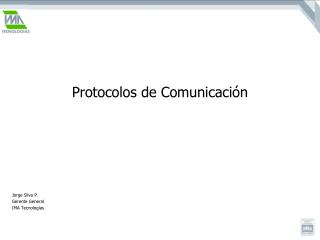 Protocolos de Comunicación