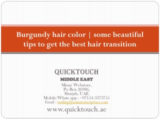 Burgundy Hair Color | Some Beautiful Tips To Get The Best Hair Transition