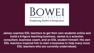 Teaching English Online - Bowei Strategy