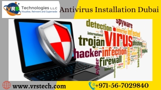 Protect Your System with Antivirus Installation Dubai