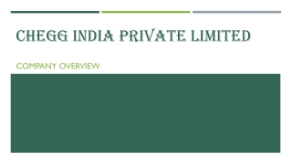 CHEGG INDIA PRIVATE LIMITED