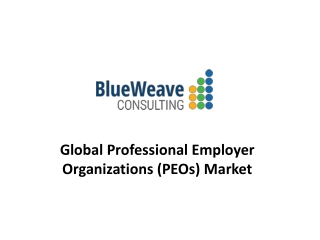 Global Professional Employer Organizations (PEOs) Market 2021