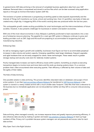 Why Is Data Archiving Important?