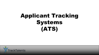 Track Talents Recruitment Software