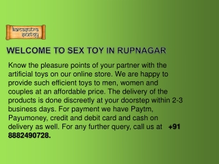 Sex Toys In Rupnagar Call  918882490728