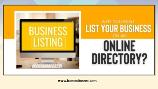 Why you Must List Your Business on an Online Directory?