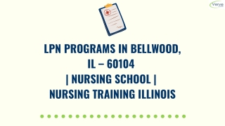 LPN Programs in Bellwood, IL – 60104 | Nursing School | Nursing Training Illinoi