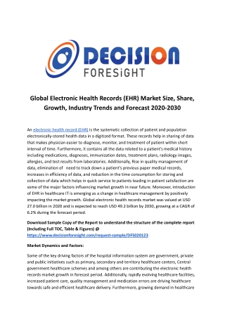 Global Electronic Health Records (EHR) Market.docx