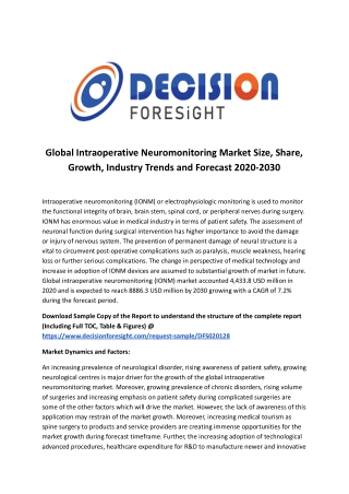 Global Intraoperative Neuromonitoring Market.docx