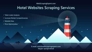 Hotel Websites Scraping Services