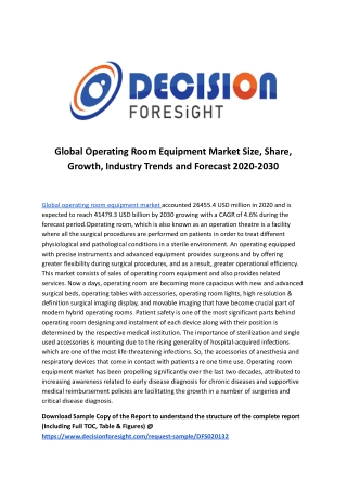 Global Operating Room Equipment Market.docx