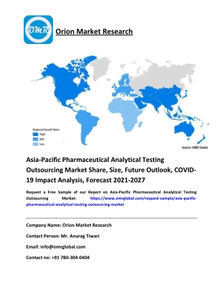 Asia-Pacific Pharmaceutical Analytical Testing Outsourcing Market Share, Size, Future Outlook, COVID-19 Impact Analysis,