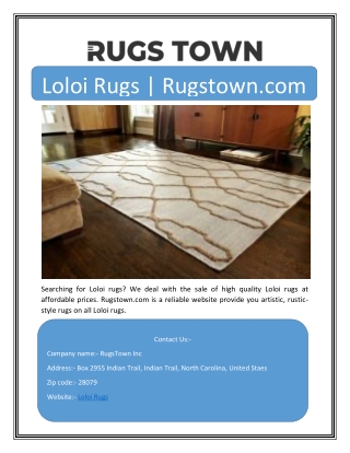 Loloi Rugs | Rugstown.com