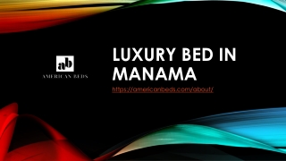 Luxury Beds in Manama