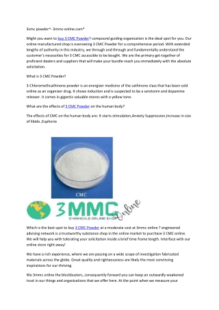 3cmc powder^- 3mmc-online.com*