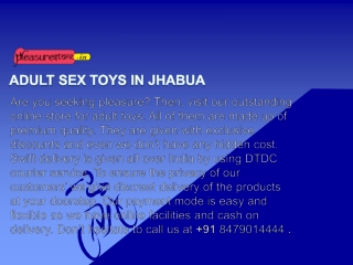 Sex Toys In Jhabua