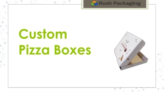 Custom Pizza Boxes