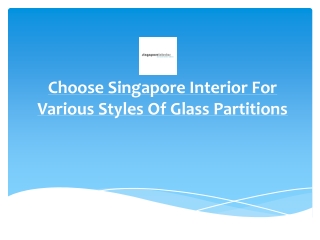 Glass Partitions