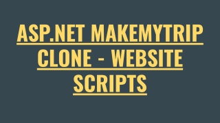 MakeMyTrip Clone - Hotel Booking Script