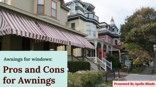 Awnings for windows: Pros and Cons for windows Awnings
