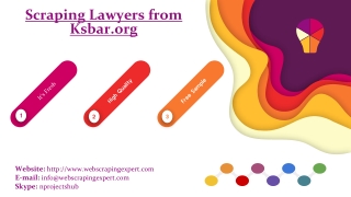 Scraping Lawyers from Ksbar.org