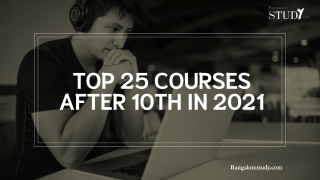 Top 25 Courses After 10th in 2021