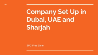 Company Set up in Dubai, UAE and Sharjah