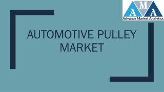 Automotive Pulley Market