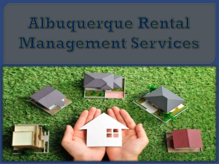 Albuquerque Rental Management Services