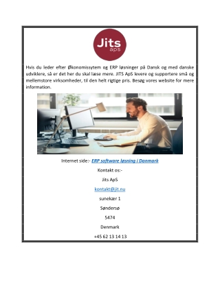 ERP software løsning i Danmark