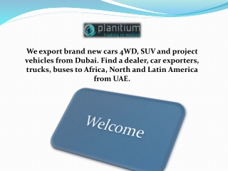 Can You Easily Import New Vehicles From Dubai?