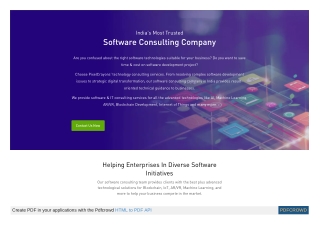 India's Most Trusted Software Consulting Company