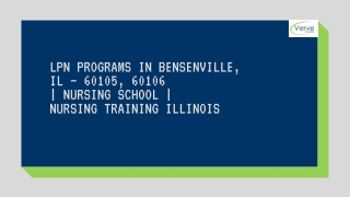 LPN Programs In Bensenville, IL – 60105, 60106 | Nursing School | Nursing Traini