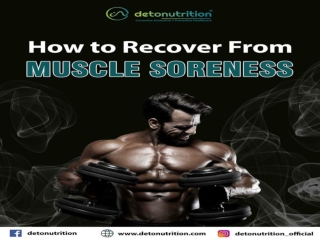 How to Recover from Muscle Soreness | Detonutrition India