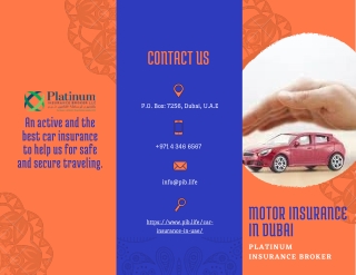 Motor Insurance in Dubai