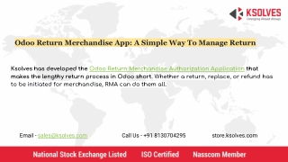 Odoo Return Merchandise App A Simple Way To Manage Return