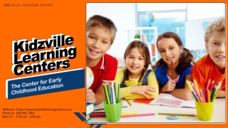 Toddler Daycare In Surrey | KidzVille Learning Center