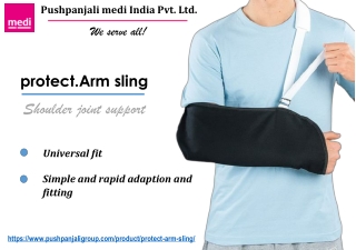 protect.Arm slings | Pushpanjali medi India Pvt  Ltd