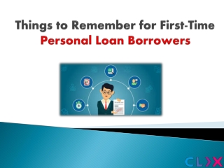 Things to Remember for First-Time Personal Loan Borrowers