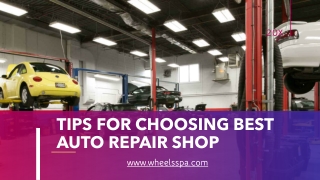 TIPS FOR CHOOSING BEST AUTO REPAIR SHOP