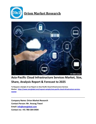Asia-Pacific Cloud Infrastructure Services Market Trends, Size, Competitive Anal