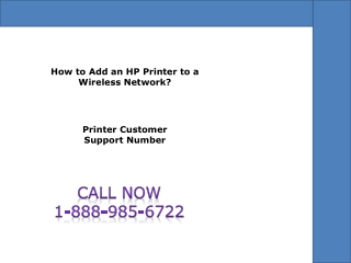 How to Add an HP Printer to a Wireless Network?