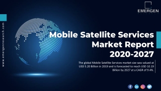 Mobile Satellite Services Market