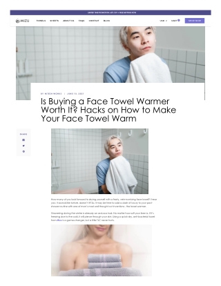 Is Buying a Face Towel Warmer Worth It? Hacks on How to Make Your Face Towel War