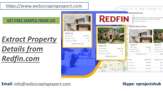 Extract Property Details from Redfin.com