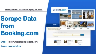 Scrape Data from Booking.com