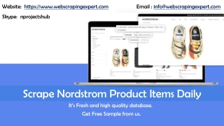 Scrape Nordstrom Product Items Daily
